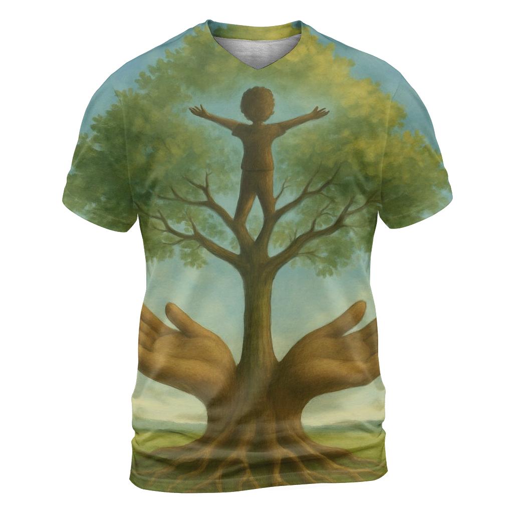Roots And Wings Of The Same Love unique graphic print tees