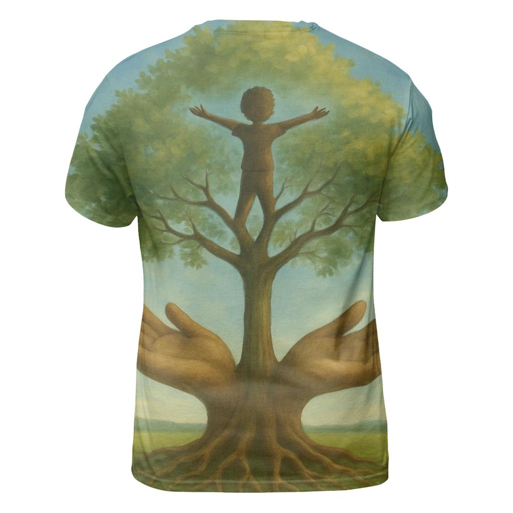 Roots And Wings Of The Same Love unique graphic print tees