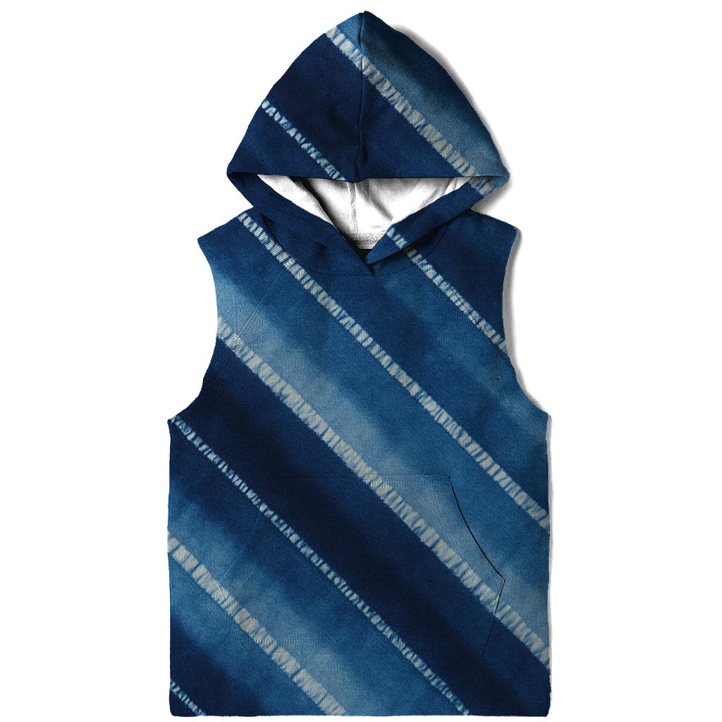 Indigo Arashi Bamboo Rain graphic hoodies