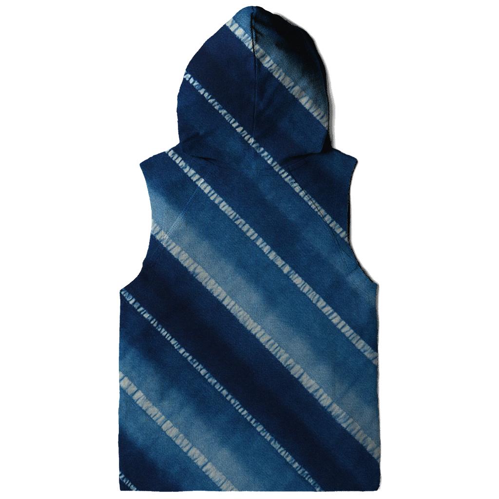 Indigo Arashi Bamboo Rain graphic hoodies