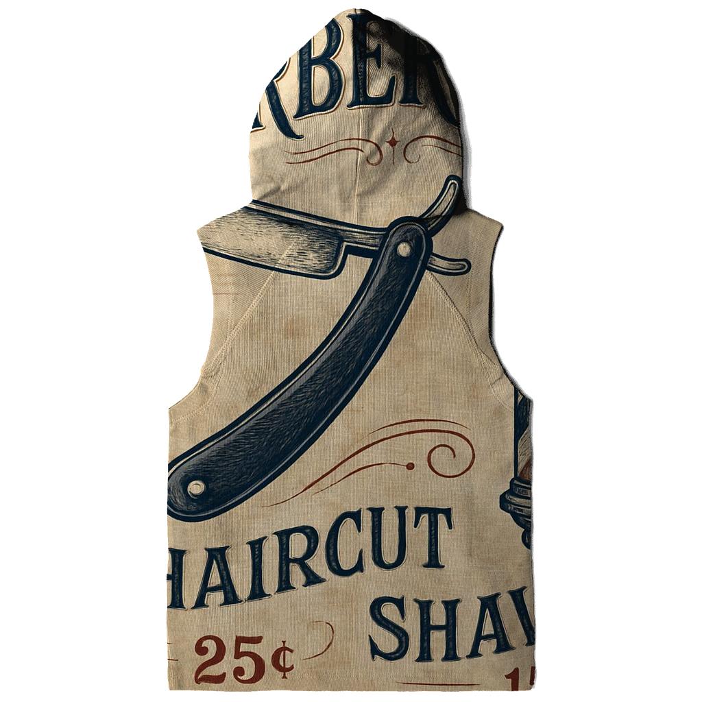Classic Barbershop Wall Advertisement lightweight hoodies