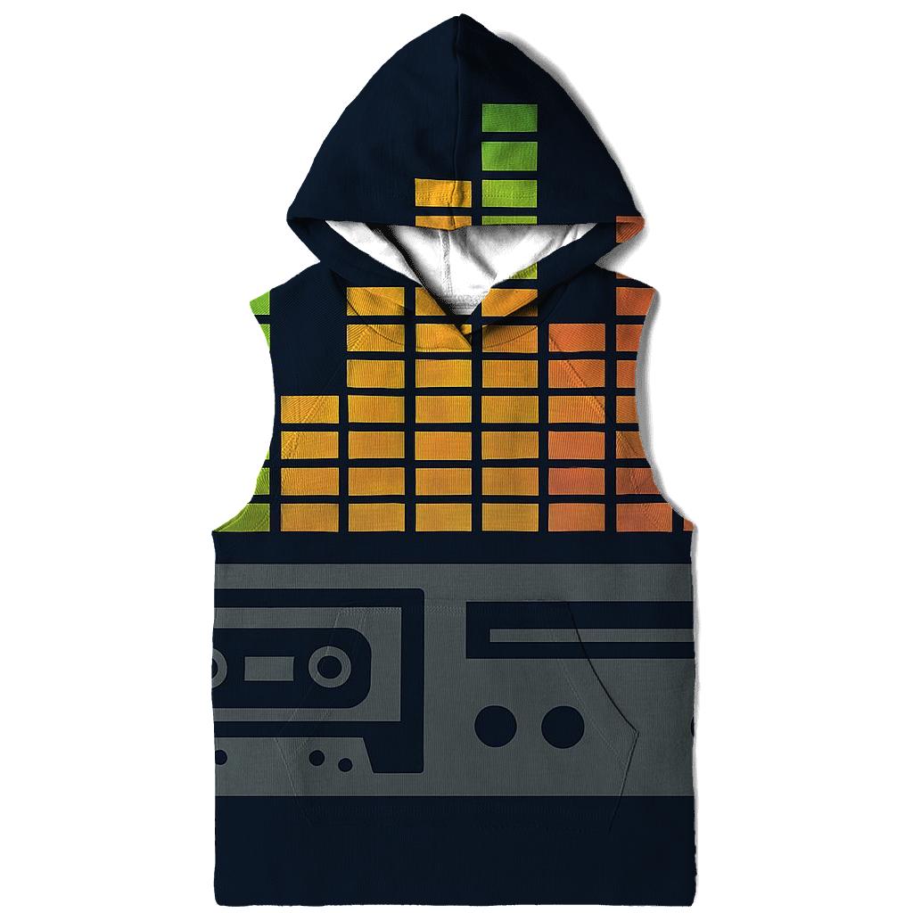 Analog Stereo Waveform designer hoodies