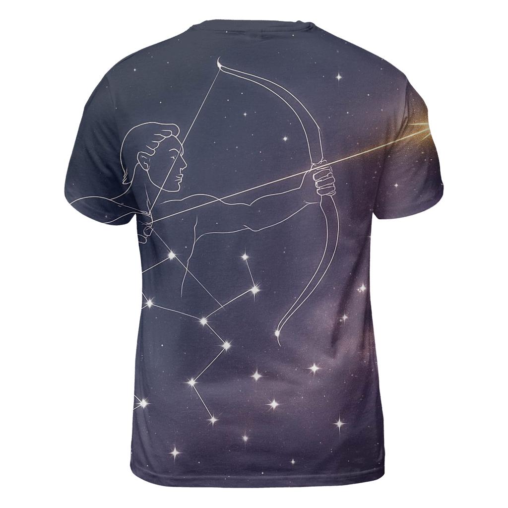 Sagittarius Galactic Archer Trajectory custom all-over print shirts