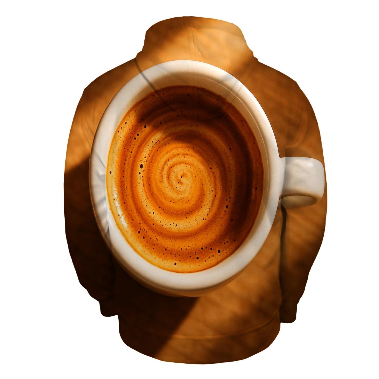 Sunrise Espresso Bloom premium hoodies