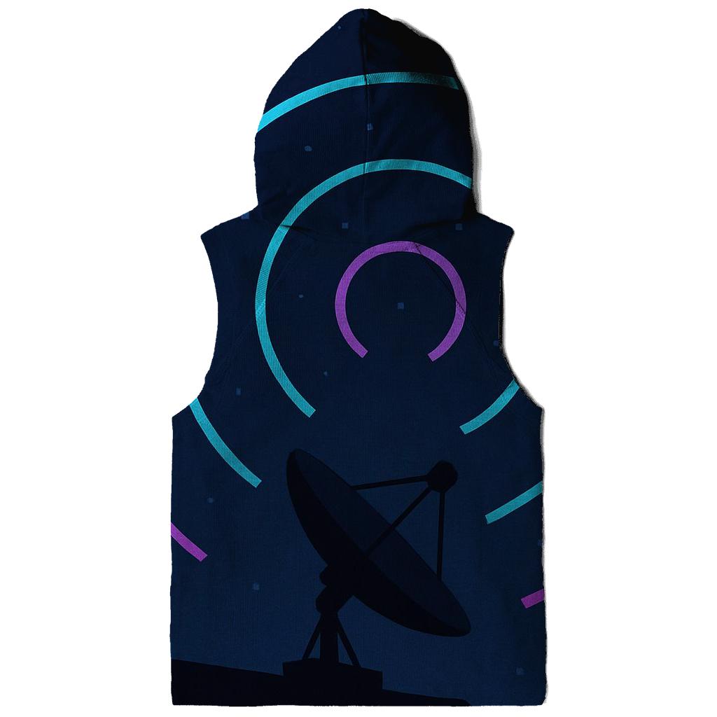 Retro Satellite Signal hoodie styles