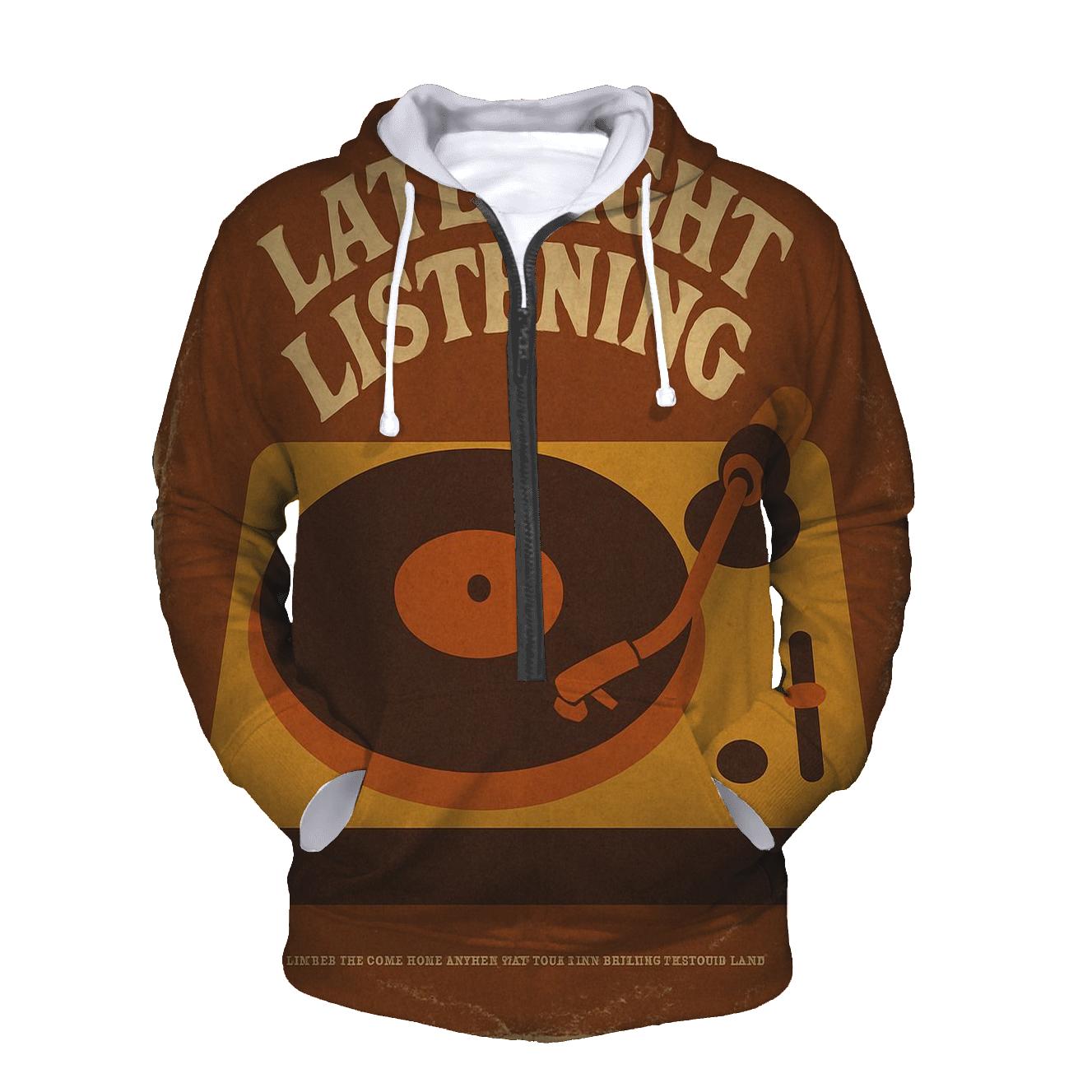 Retro Vinyl Listening Party Cover hoodie designs