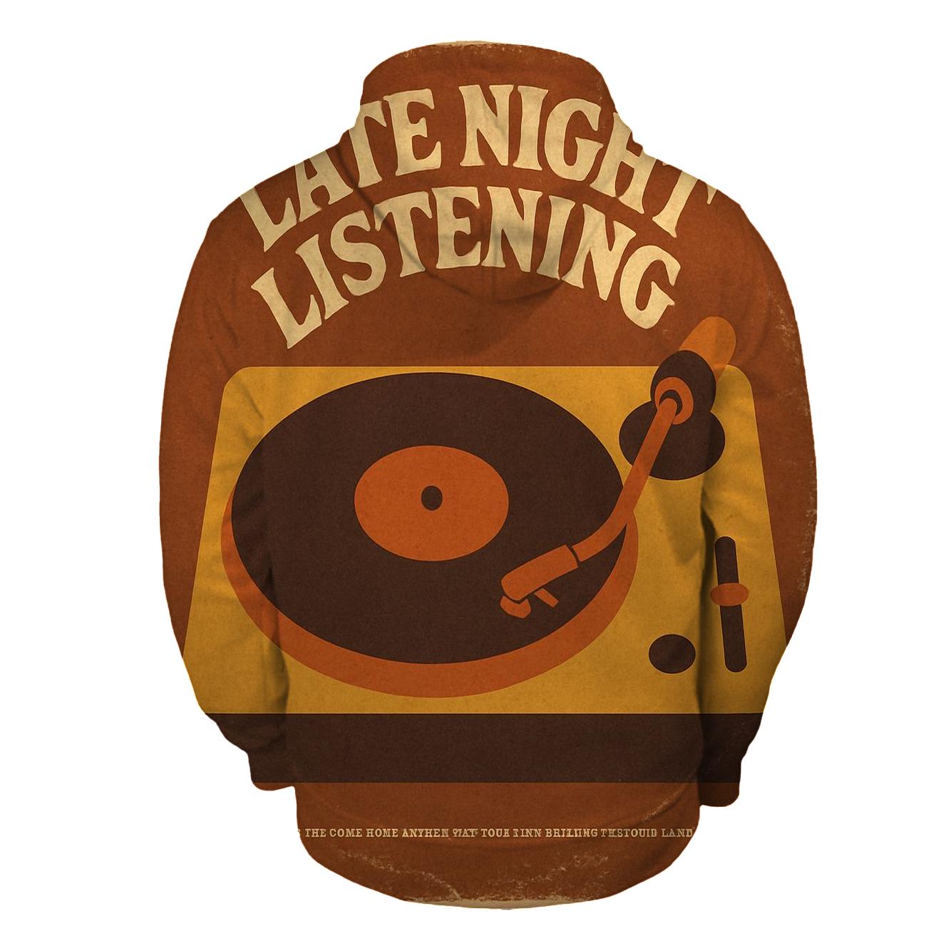 Retro Vinyl Listening Party Cover hoodie designs