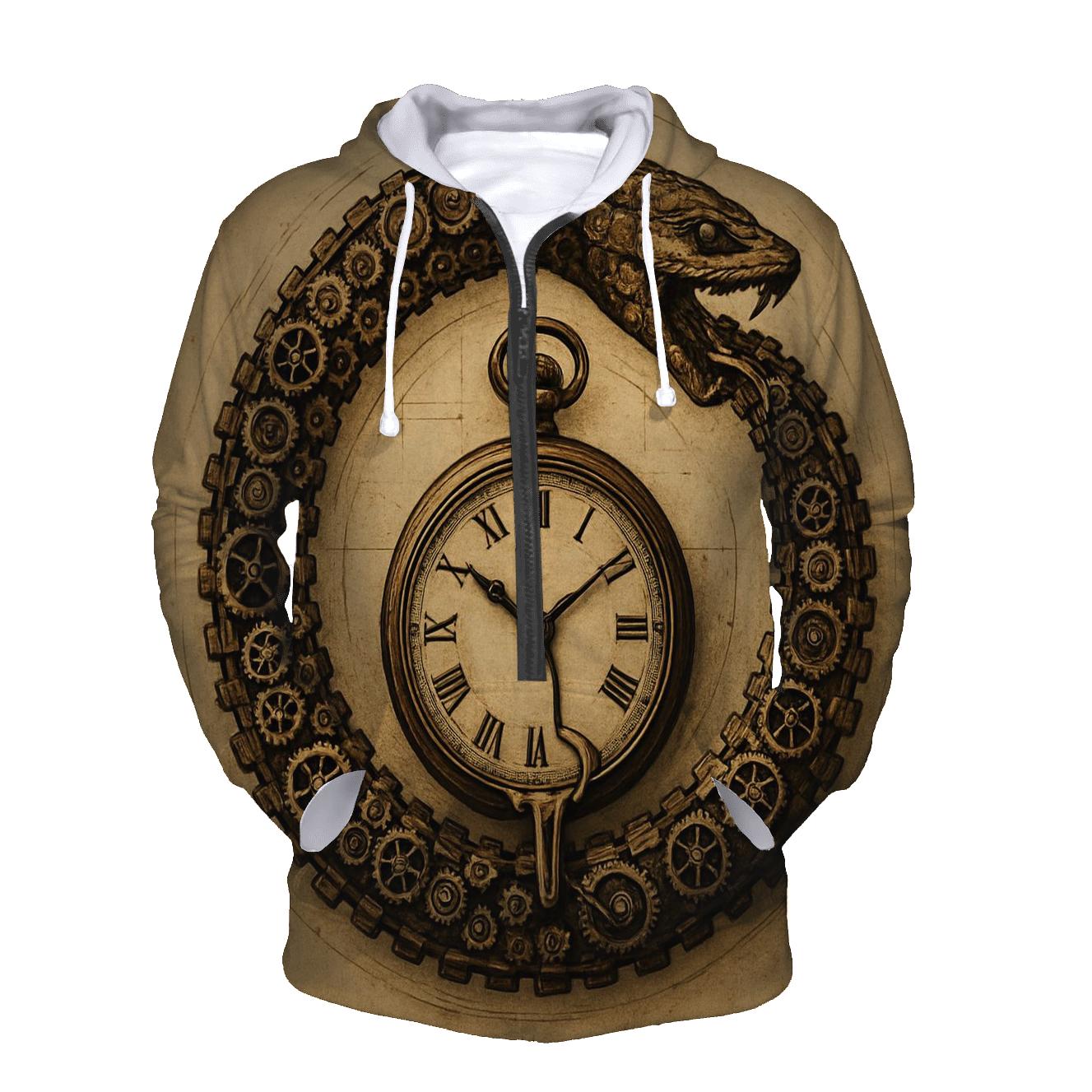 Clockwork Serpent Loop heavyweight hoodies
