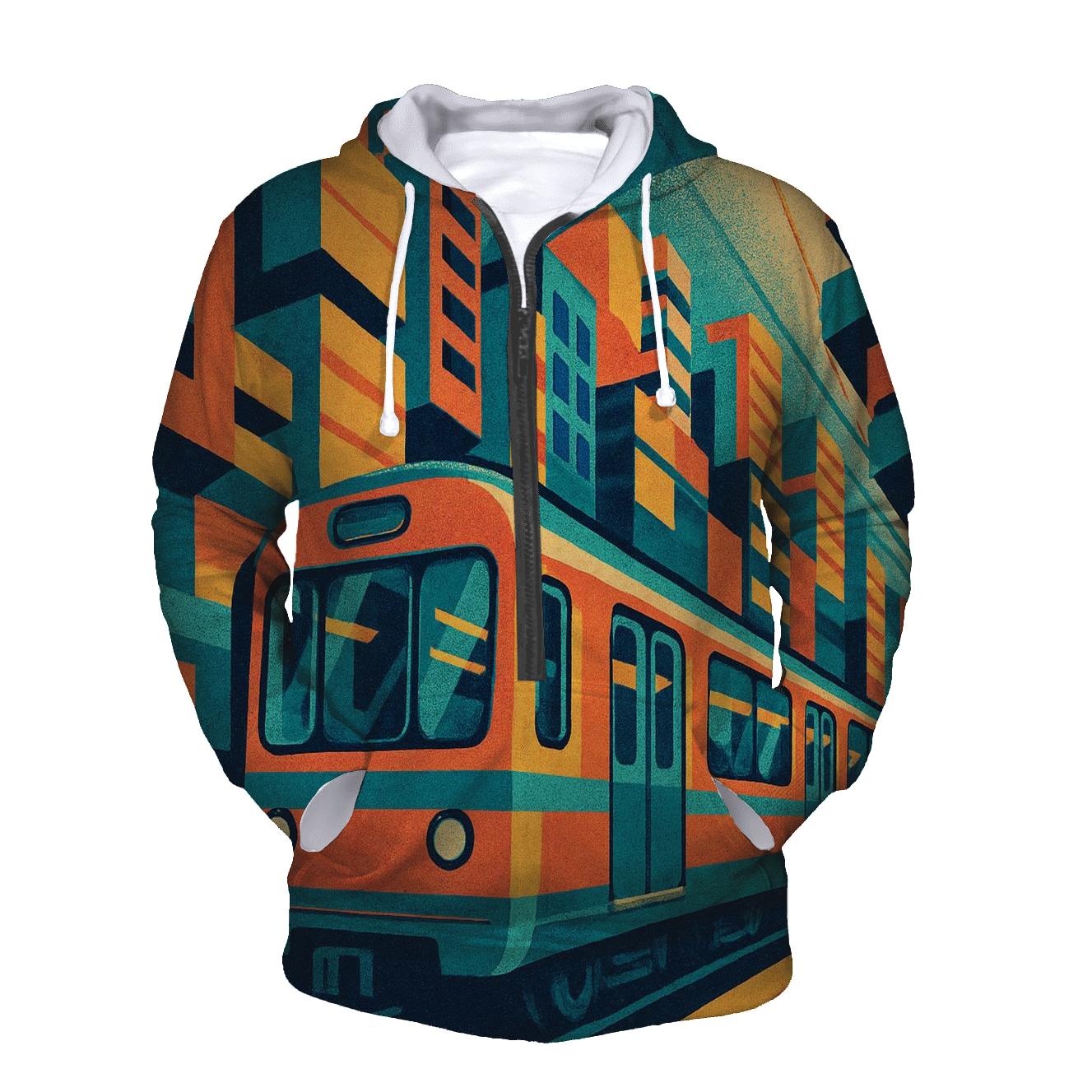 Retro Metro Mirage custom hoodies