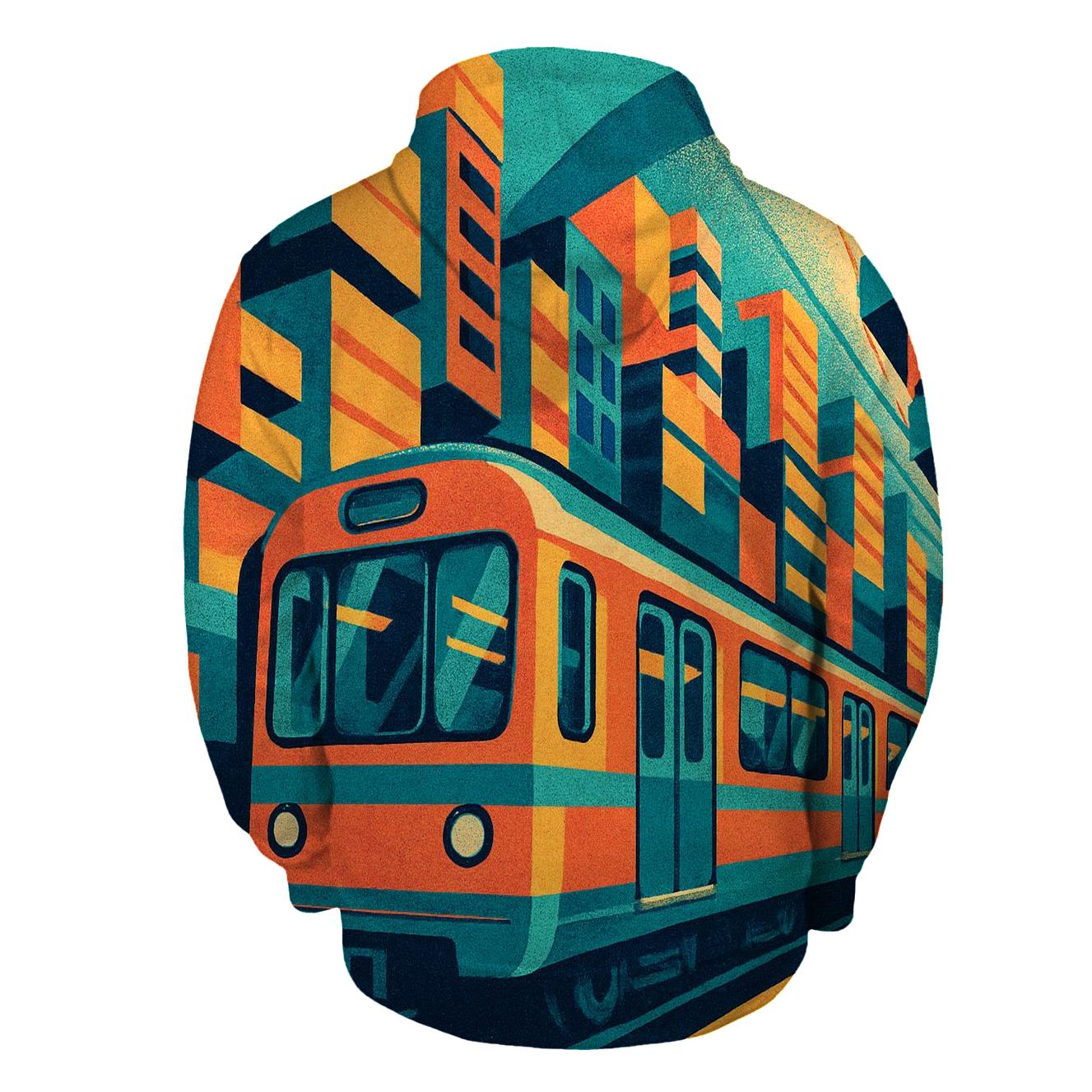 Retro Metro Mirage custom hoodies