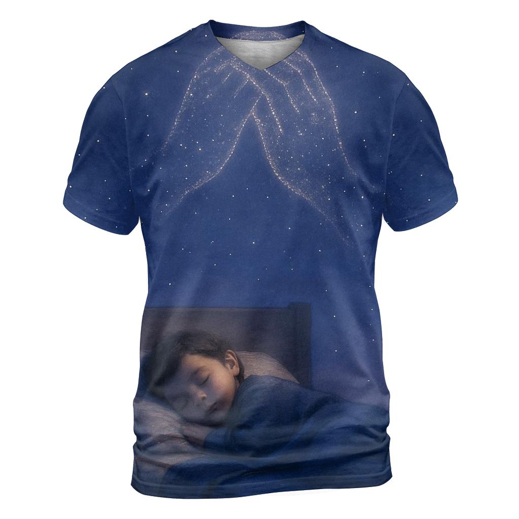 The Silent Prayer Beneath Every Tomorrow unique graphic print tees