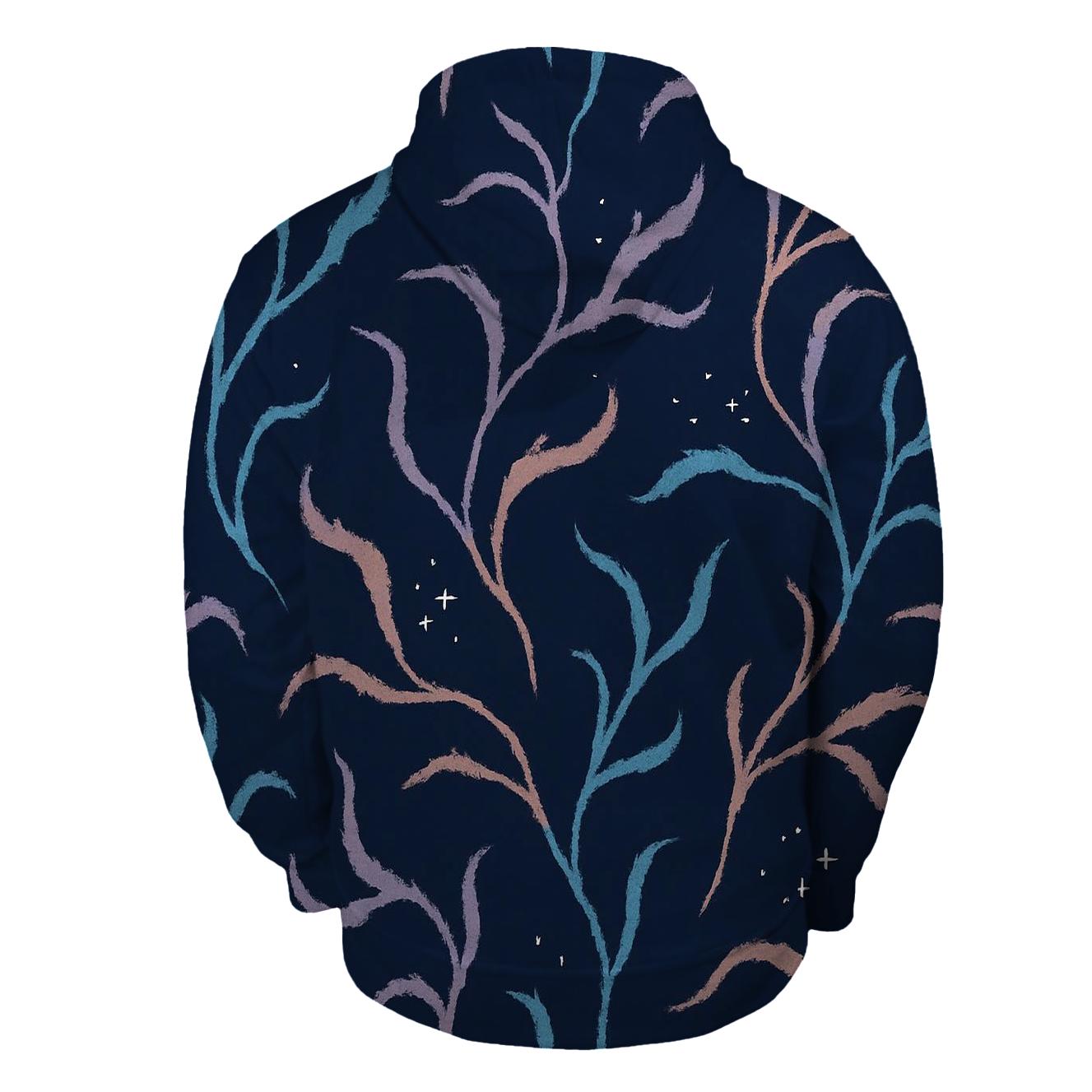 Nebula Filament Meadow embroidered hoodies
