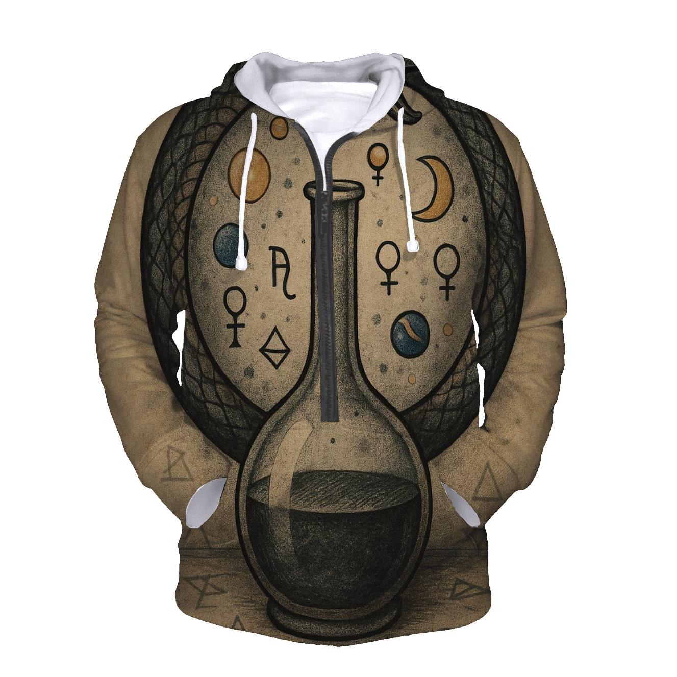 Alchemical Laboratory Ouroboros embroidered hoodies