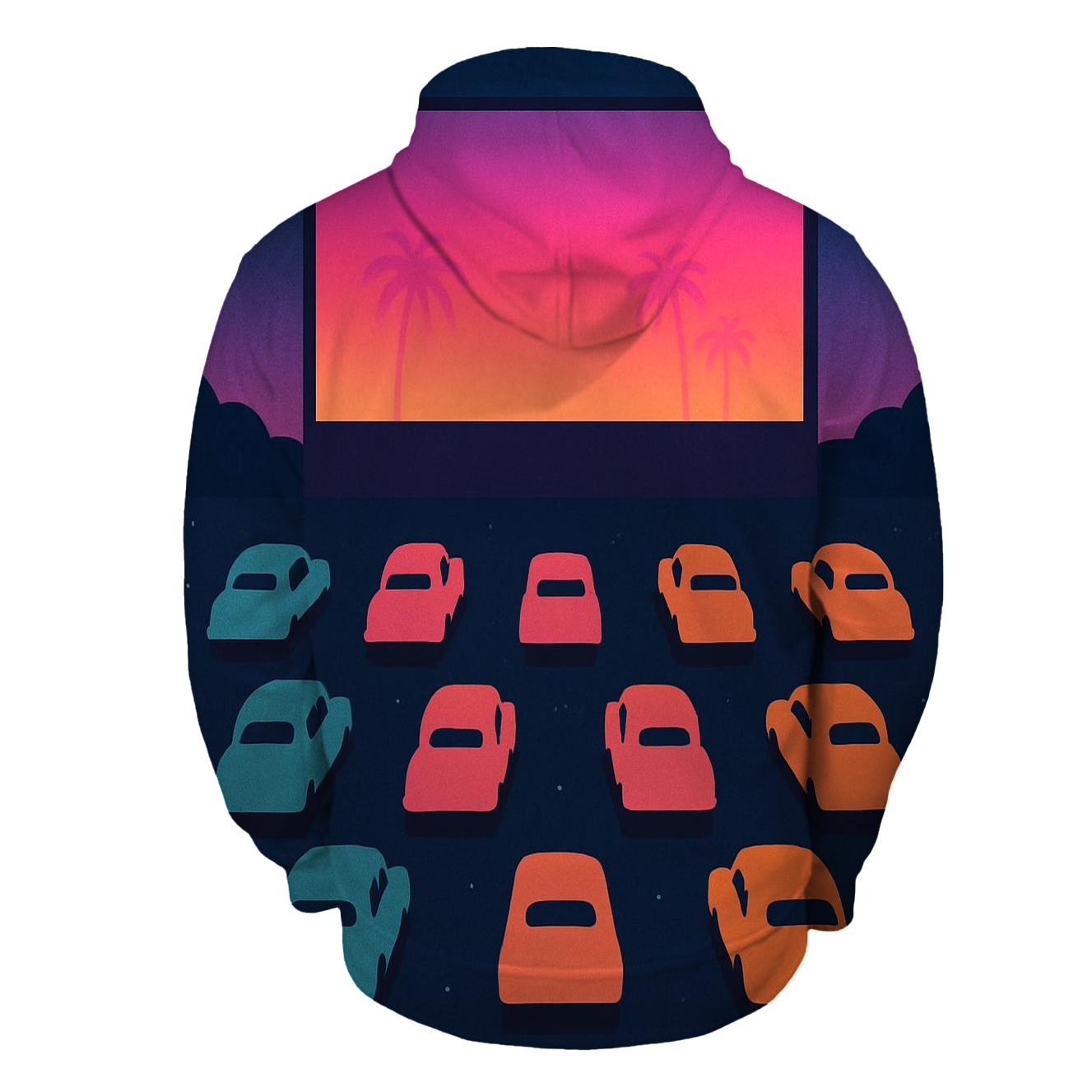 Vapor Drive In Theater custom hoodies