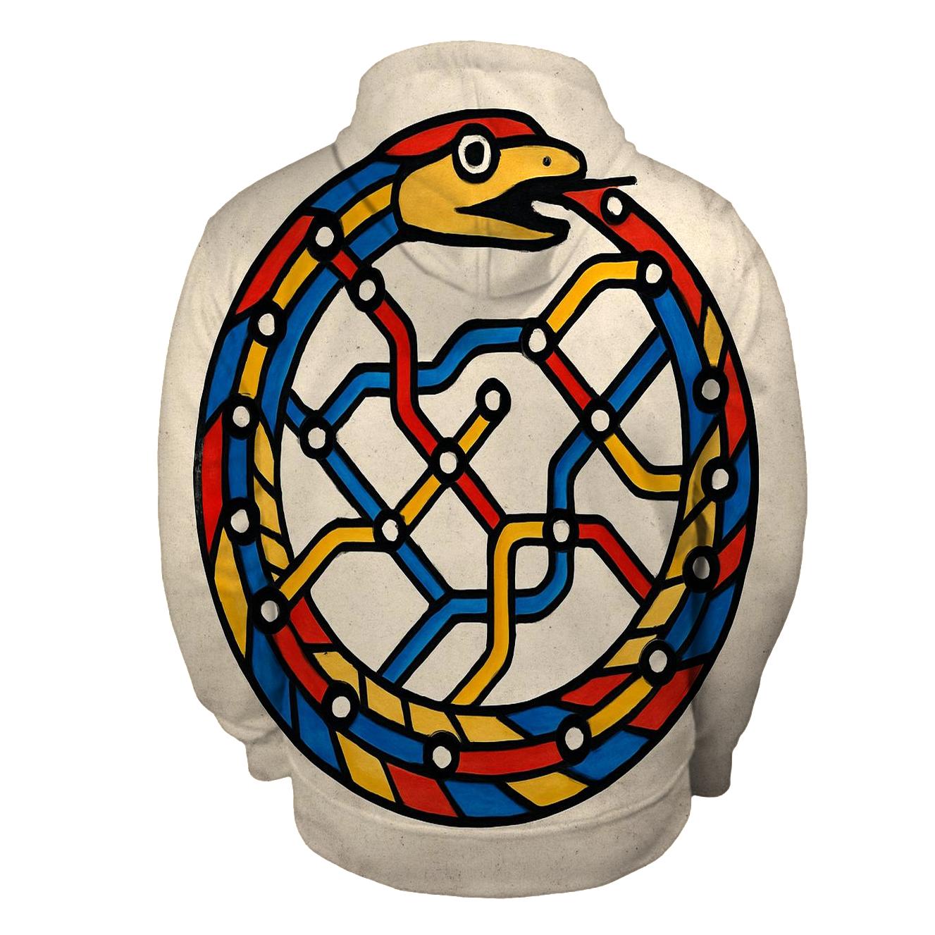 Urban Subway Ouroboros Line zip-up hoodies
