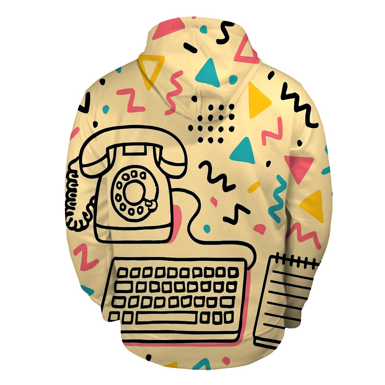 Memphis Office Desk hoodie designs