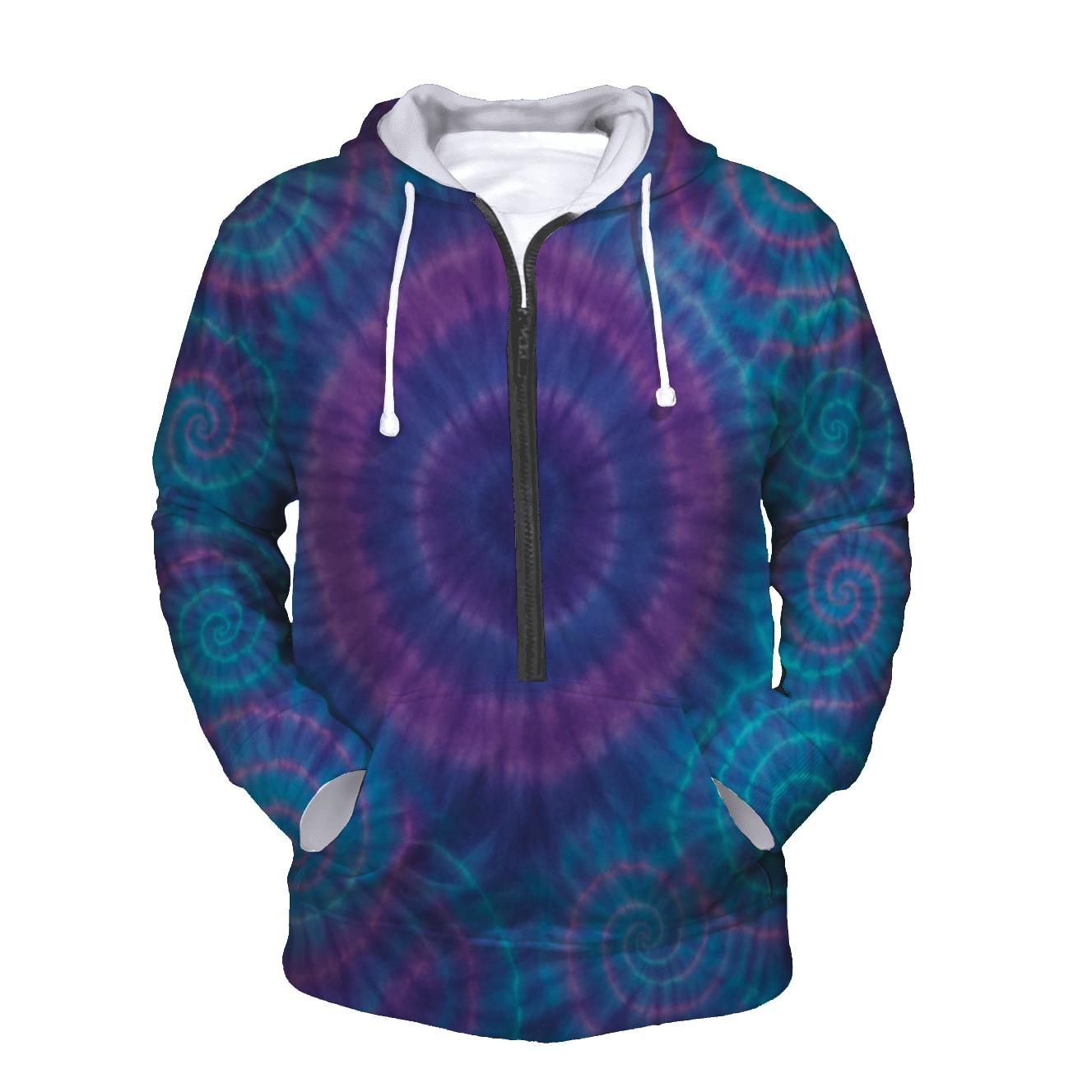 Overdye Galaxy Ripple Rings hoodie trends