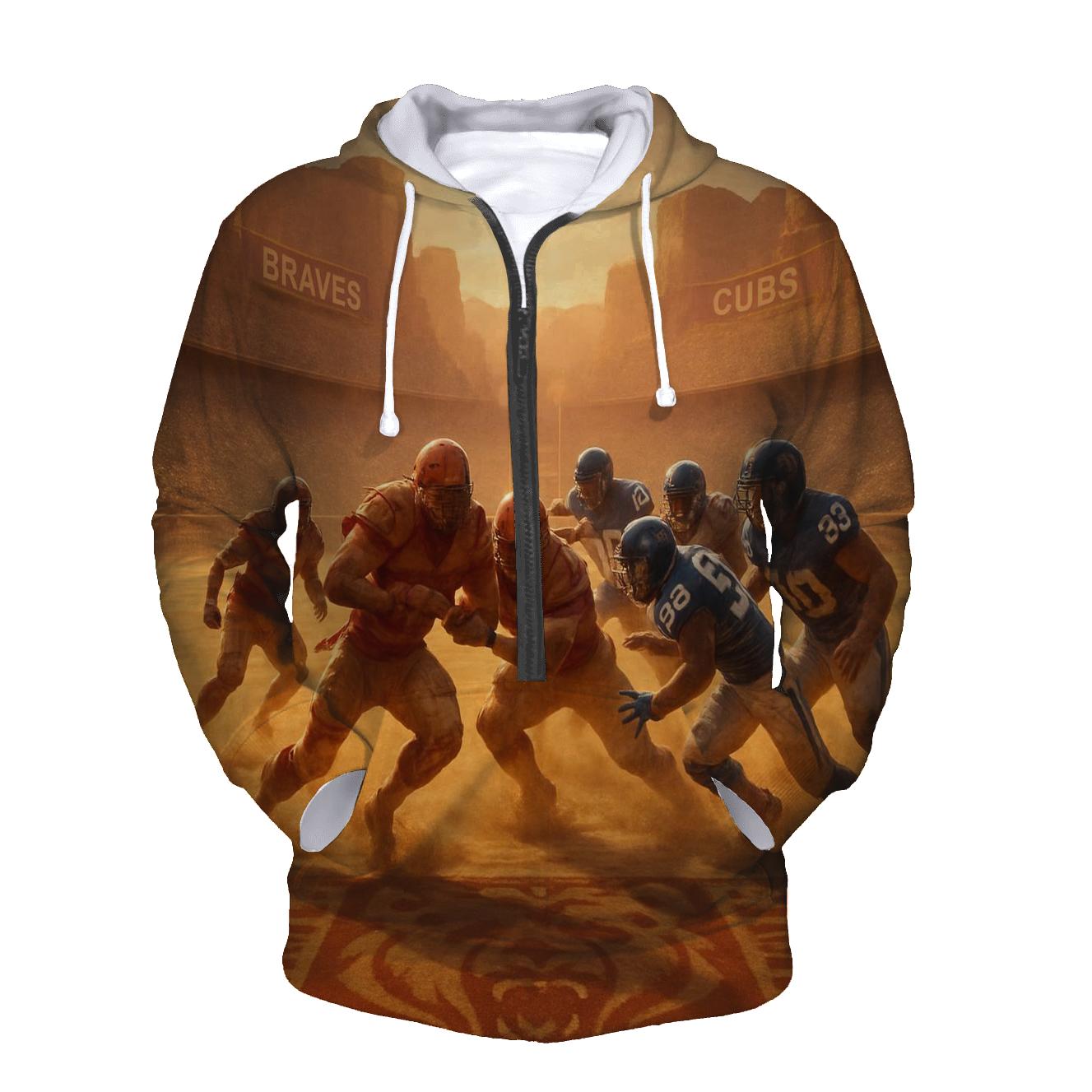 Desert Bowl Duel Braves Sandstorm Vs Cubs Mirage printed hoodies