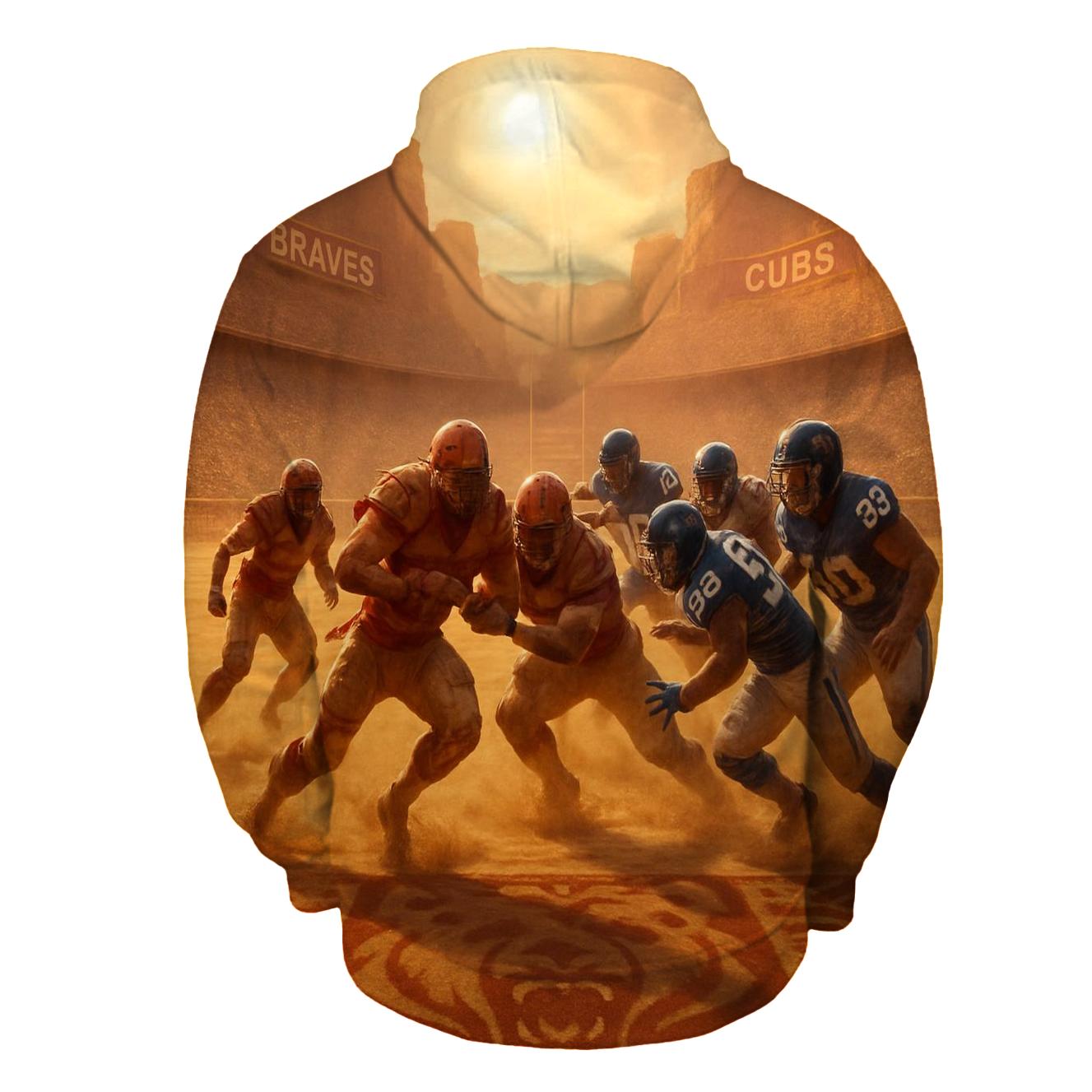 Desert Bowl Duel Braves Sandstorm Vs Cubs Mirage printed hoodies