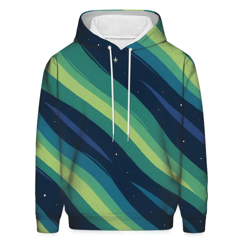 Aurora Ribbon Crosswinds embroidered hoodies