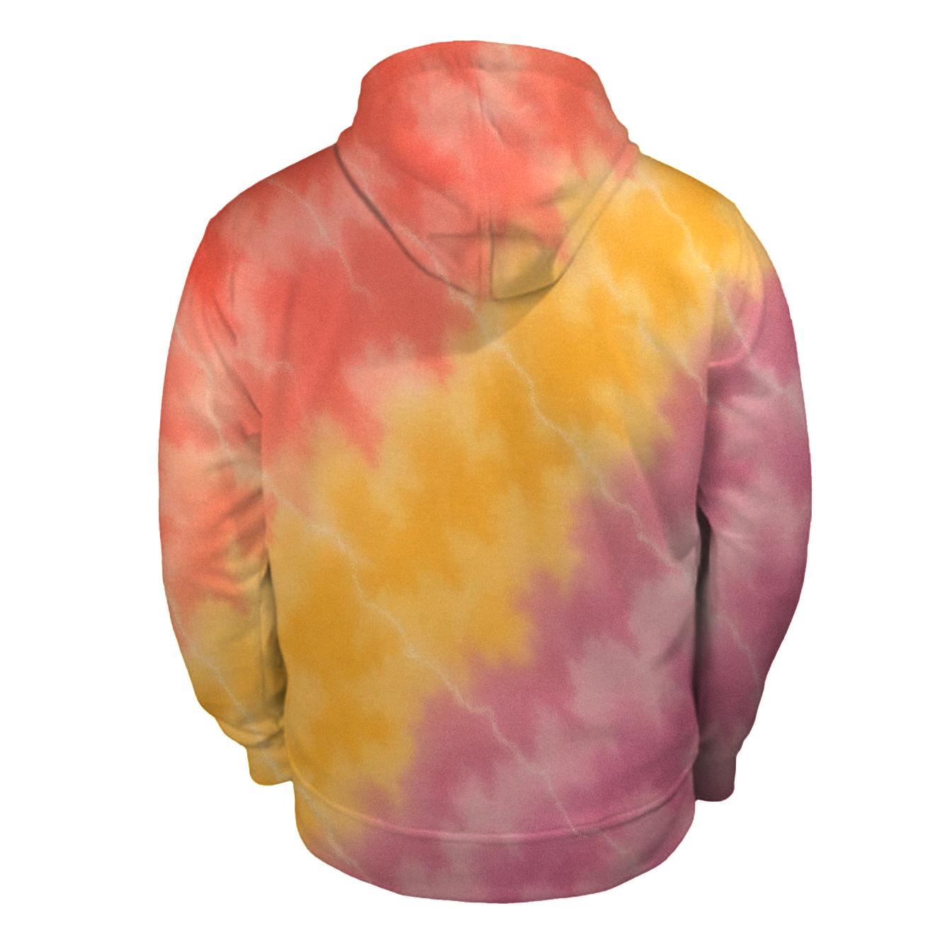 Diagonal Sunset Scrunch Field hoodie designs