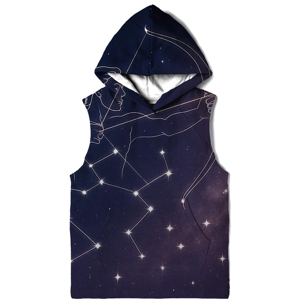 Sagittarius Galactic Archer Trajectory lightweight hoodies