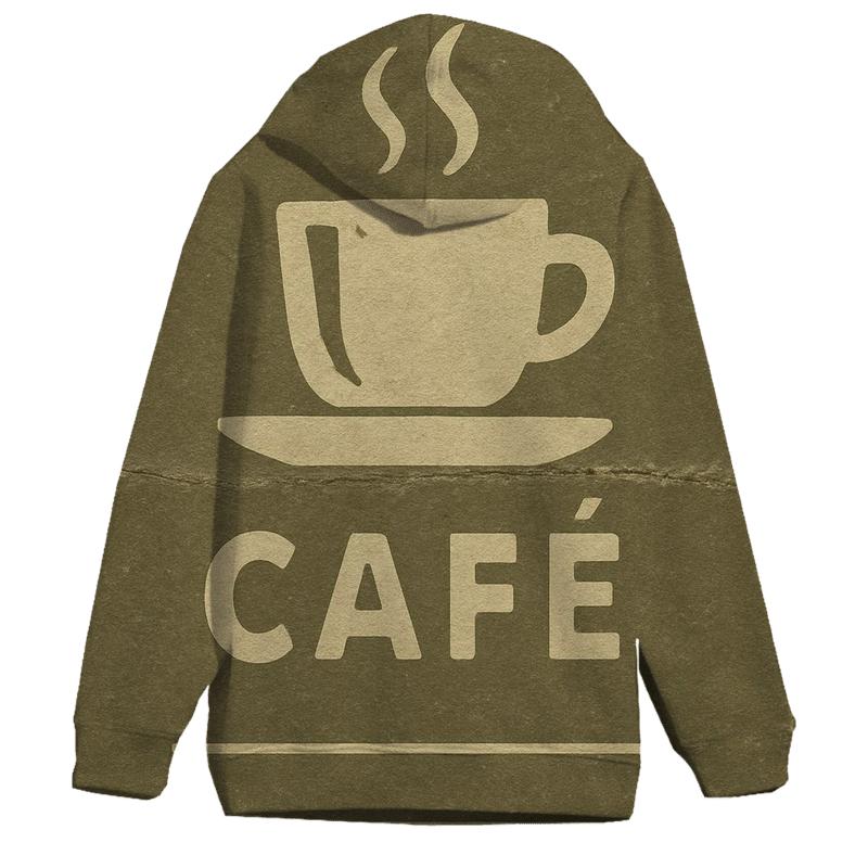 Vintage Coffeehouse Matchbook Art hoodies fashion