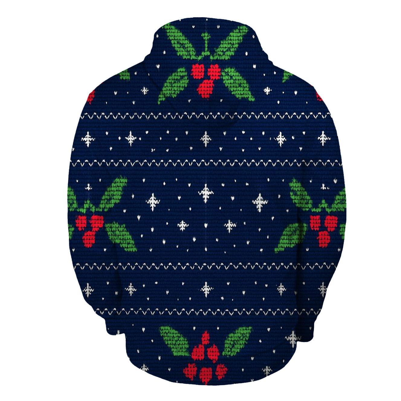 Midnight Mistletoe Galaxy Bands Design hoodie designs
