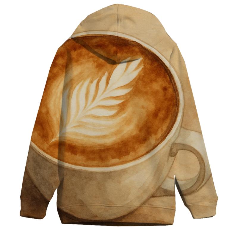 Latte Leaf Drift hoodie styles