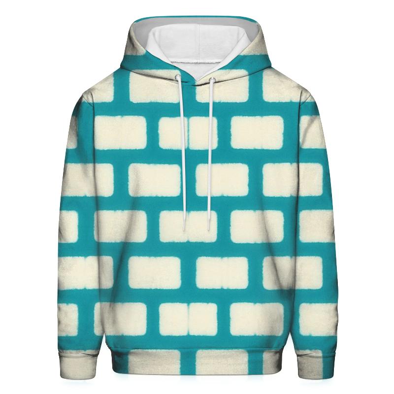 Itajime Windowpane Skyline hoodies fashion
