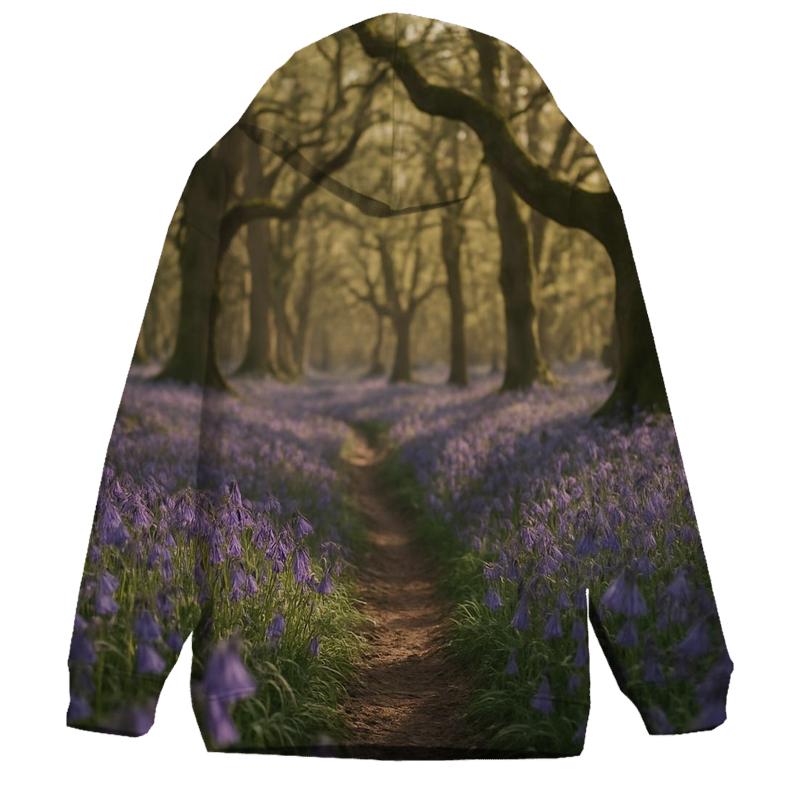 Bluebells In Ancient Woodland Hollow pullover hoodies