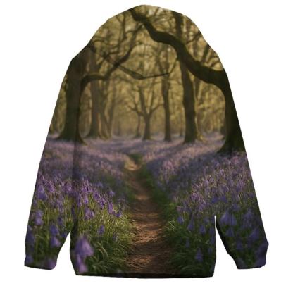 Bluebells In Ancient Woodland Hollow pullover hoodies