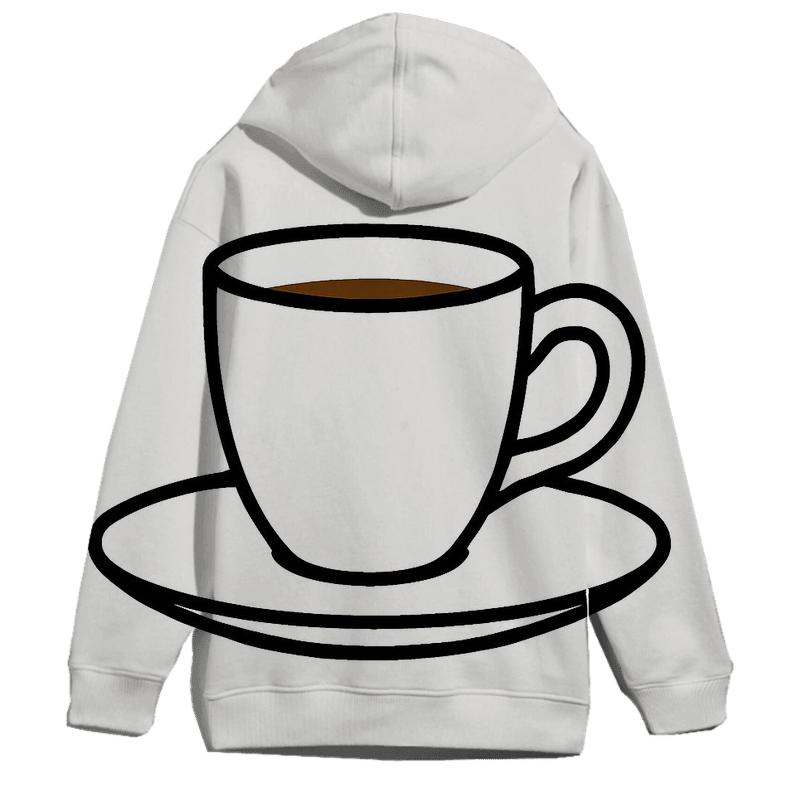 Minimal Espresso Line Study premium hoodies