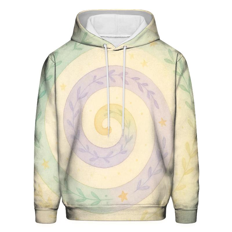 Spiral Of Gentle Becoming printed hoodies