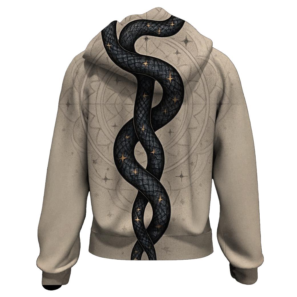 Celestial Spine Ouroboros hoodie trends