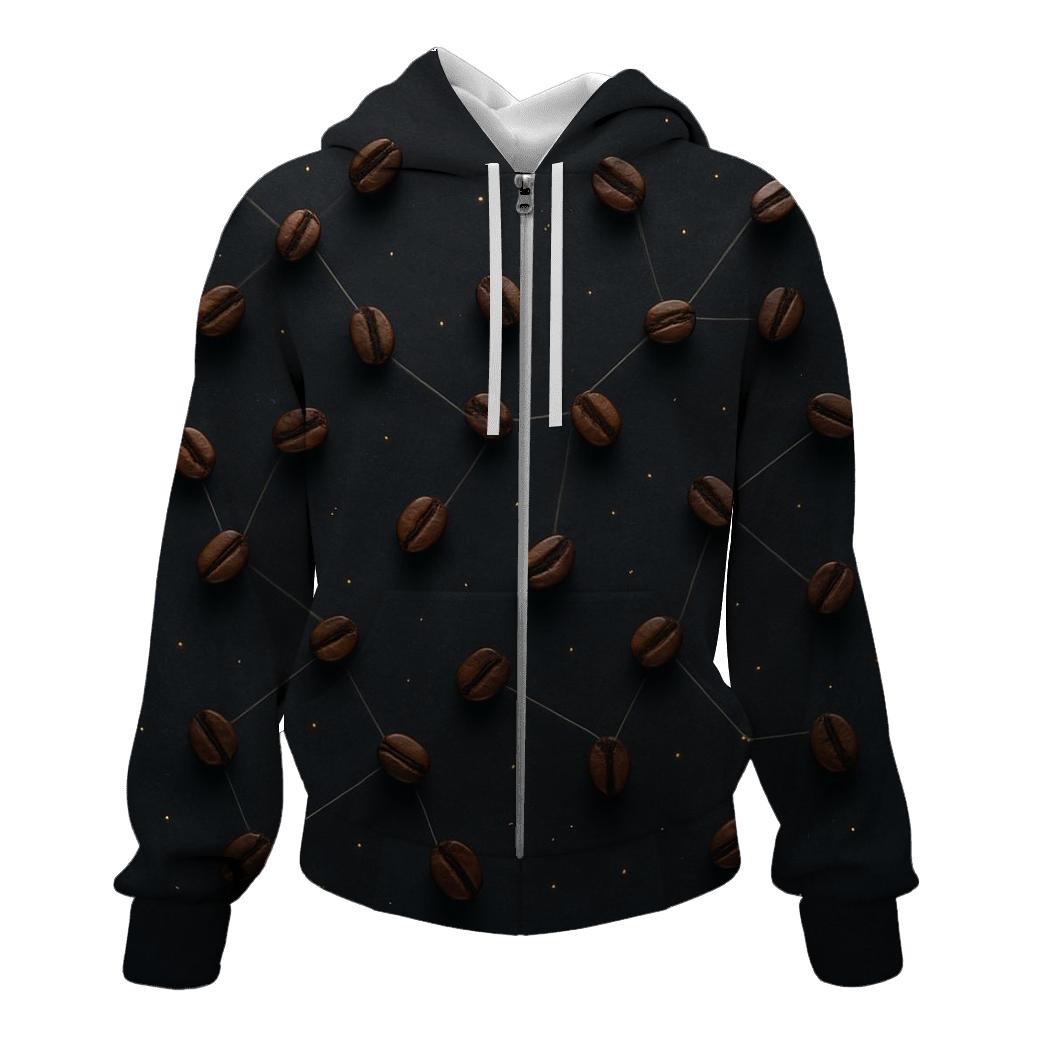 Bean Constellation Grid graphic hoodies