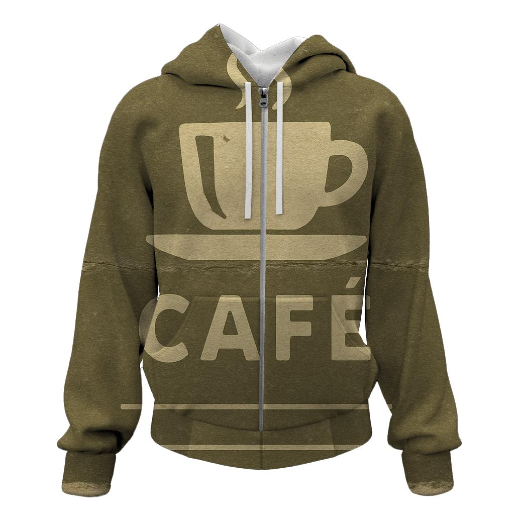 Vintage Coffeehouse Matchbook Art premium hoodies