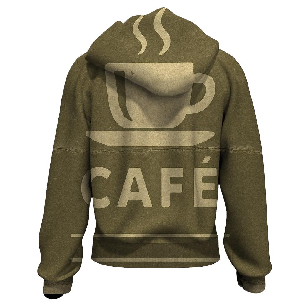 Vintage Coffeehouse Matchbook Art premium hoodies