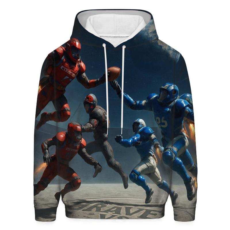 Lunar Gridiron Braves Vs Zero Gravity Cubs lightweight hoodies