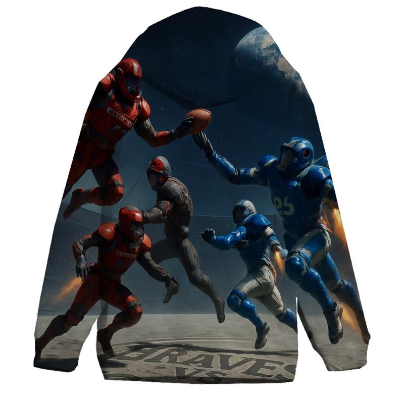 Lunar Gridiron Braves Vs Zero Gravity Cubs lightweight hoodies