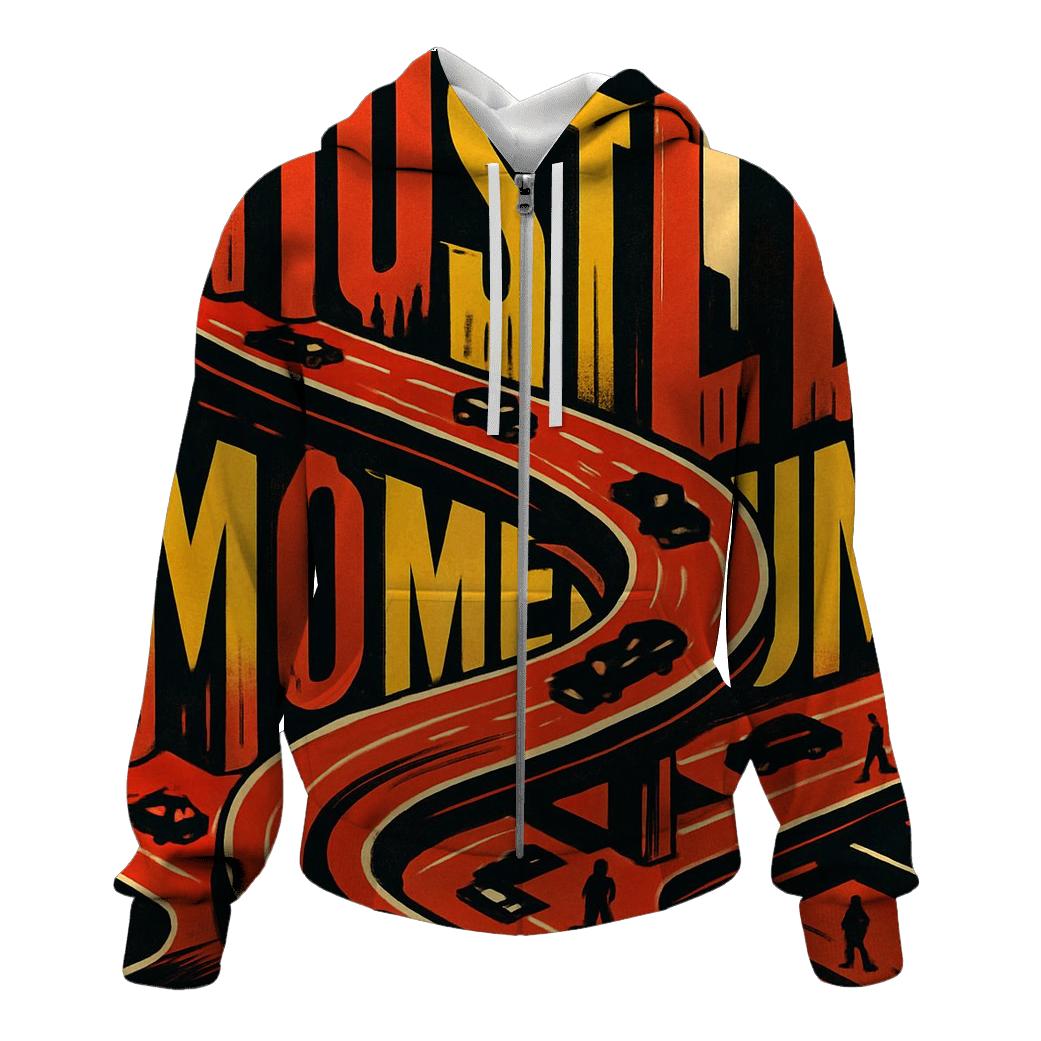 Kinetic Type City Rush hoodie styles