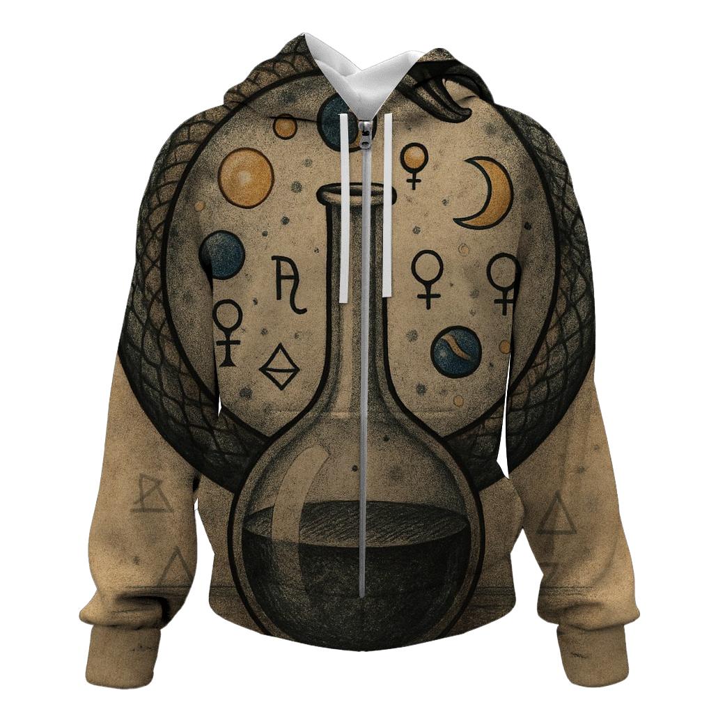Alchemical Laboratory Ouroboros lightweight hoodies