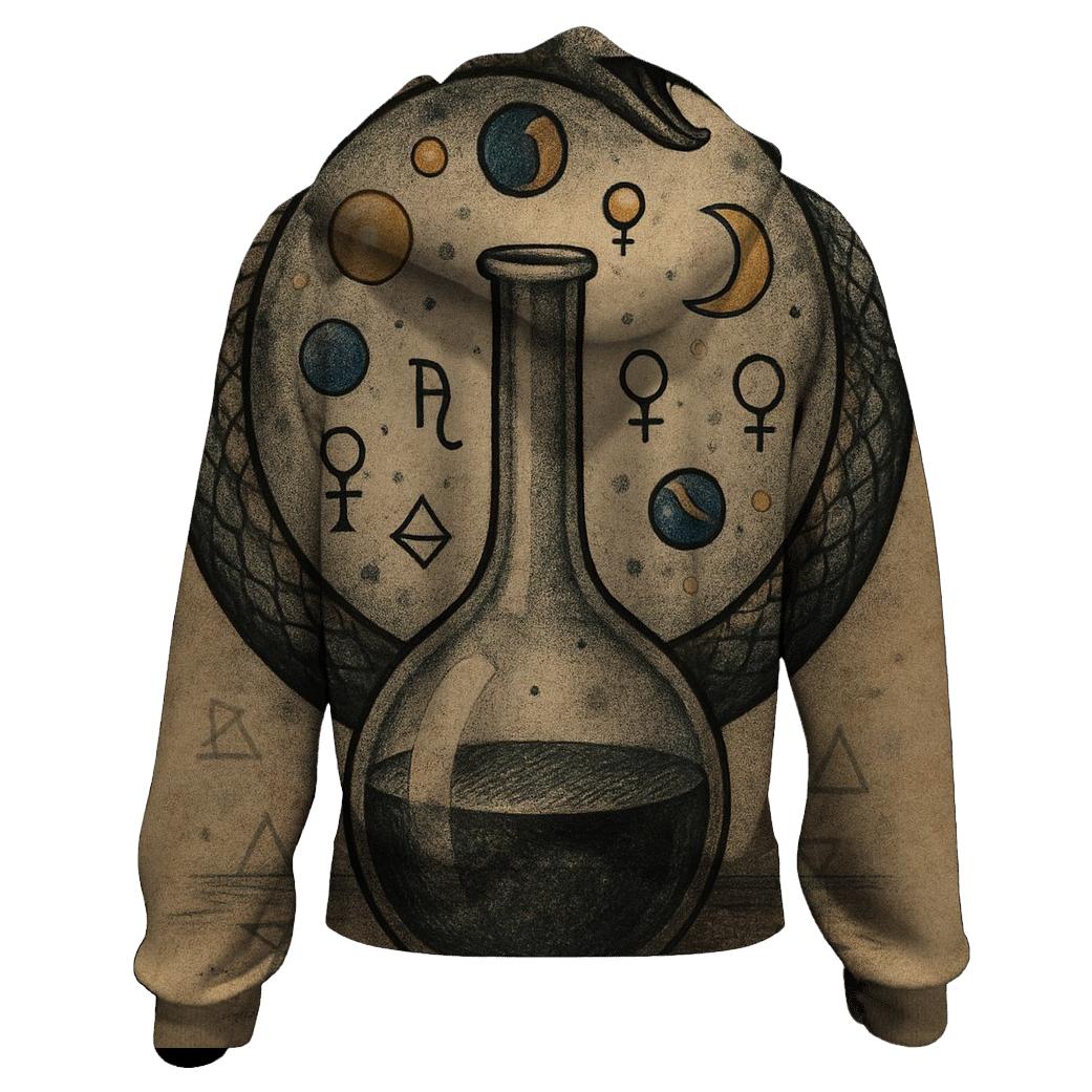 Alchemical Laboratory Ouroboros lightweight hoodies