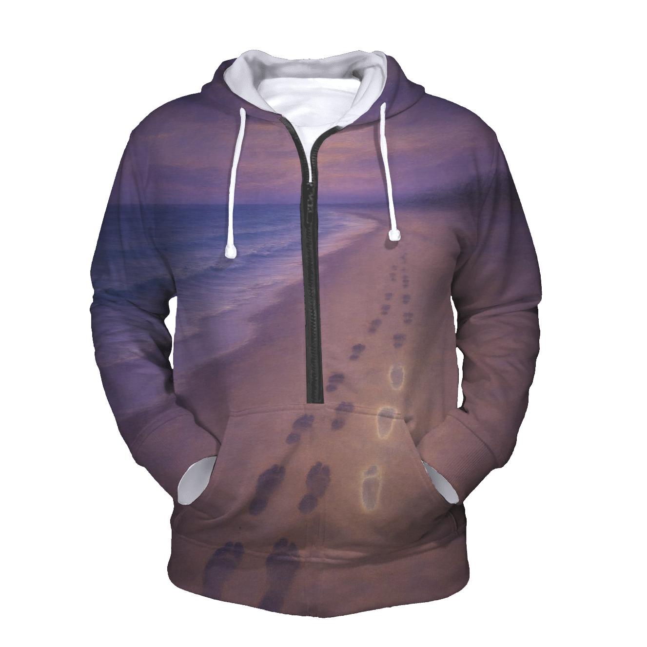 Footsteps That Walk Beside Even When Apart pullover hoodies