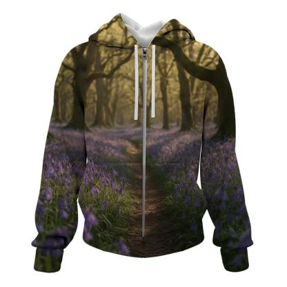 Bluebells In Ancient Woodland Hollow hoodies fashion