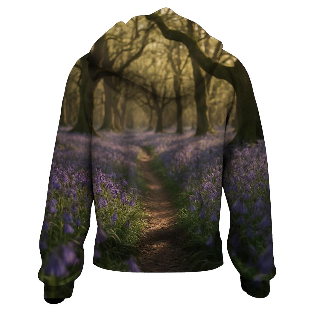 Bluebells In Ancient Woodland Hollow hoodies fashion