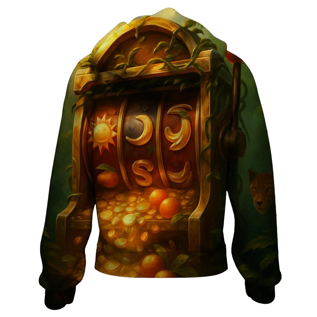 Solar Slot Machine Jungle premium hoodies