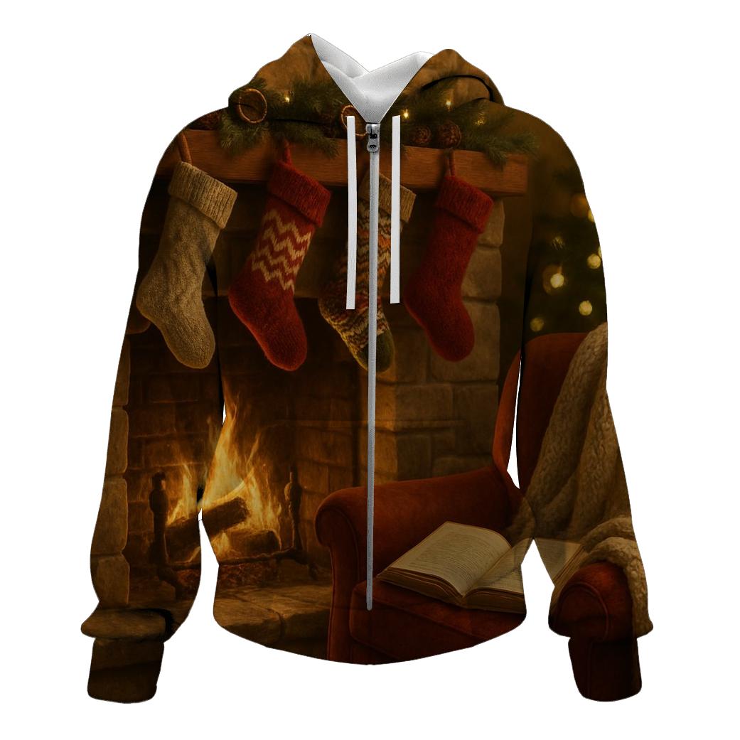 Fireside Stockings And Storybook Glow custom hoodies
