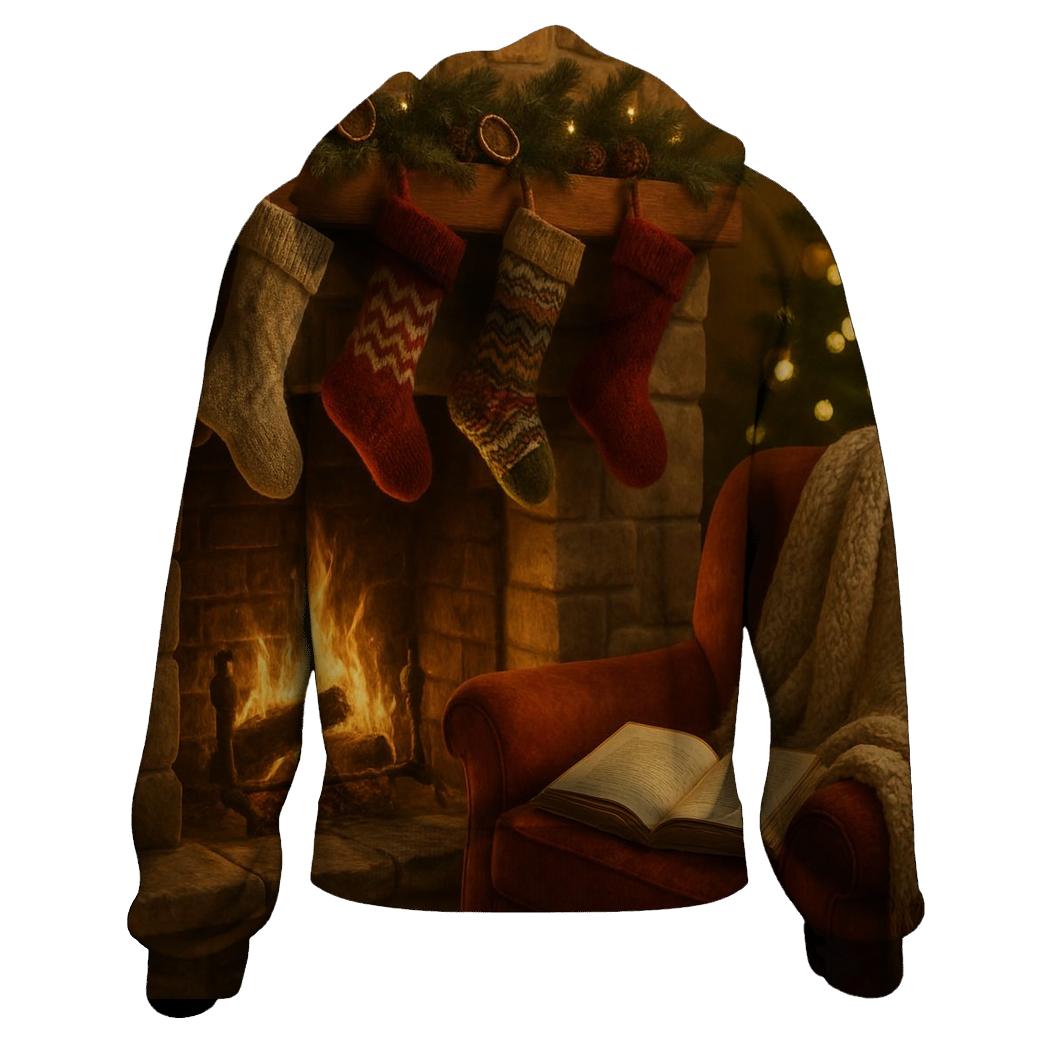 Fireside Stockings And Storybook Glow custom hoodies