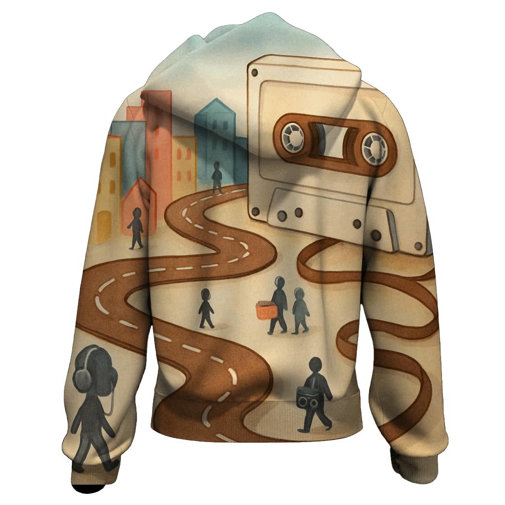 Rainbow Tape Street heavyweight hoodies